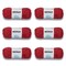 Bernat Handicrafter Cotton Country Red Yarn - 6 Pack of 50g/1.75oz - Cotton - 4 Medium (Worsted) - 80 Yards - Knitting/Crochet